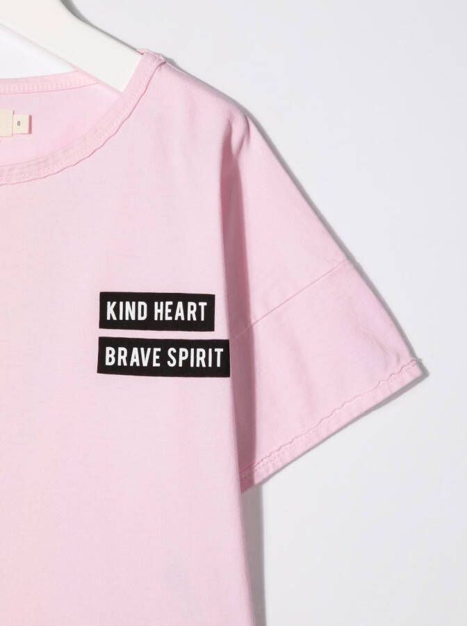 Andorine T-shirt met ronde hals Roze