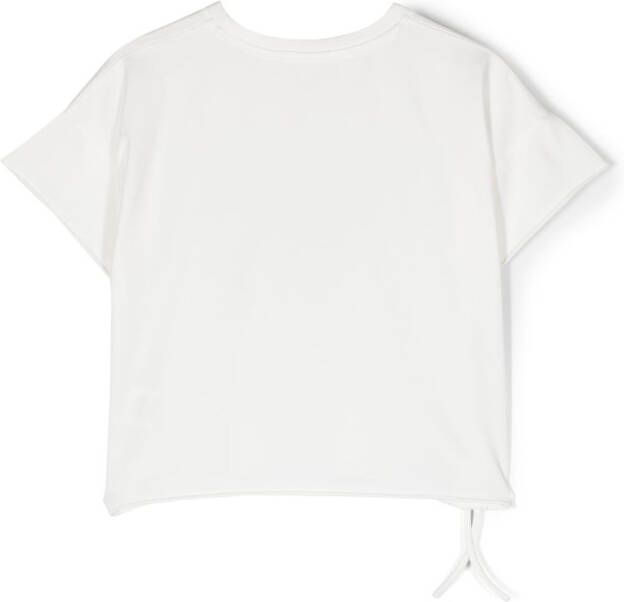 Andorine T-shirt met tekst Wit