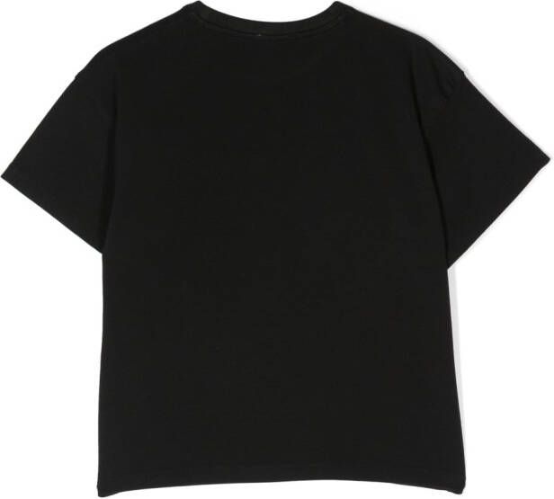 Andorine T-shirt met tekst Zwart