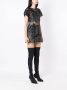Andrea Bogosian Mini-jurk met doorzichtige vlakken Zwart - Thumbnail 3
