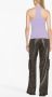 ANDREĀDAMO ribbed-knit tank top Paars - Thumbnail 3