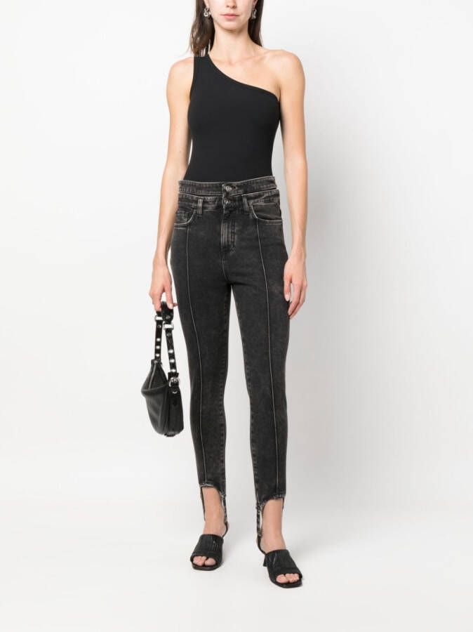 ANDREĀDAMO Skinny jeans Zwart