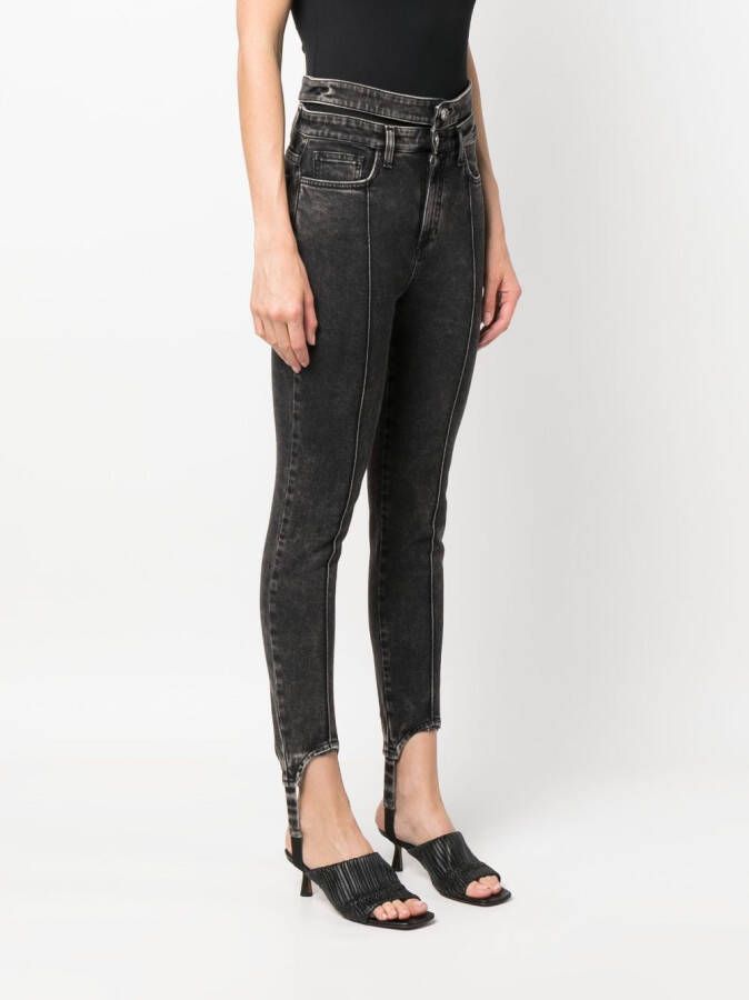 ANDREĀDAMO Skinny jeans Zwart