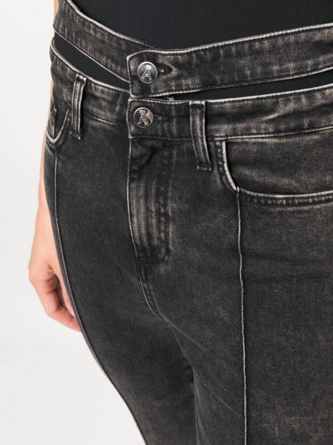 ANDREĀDAMO Skinny jeans Zwart