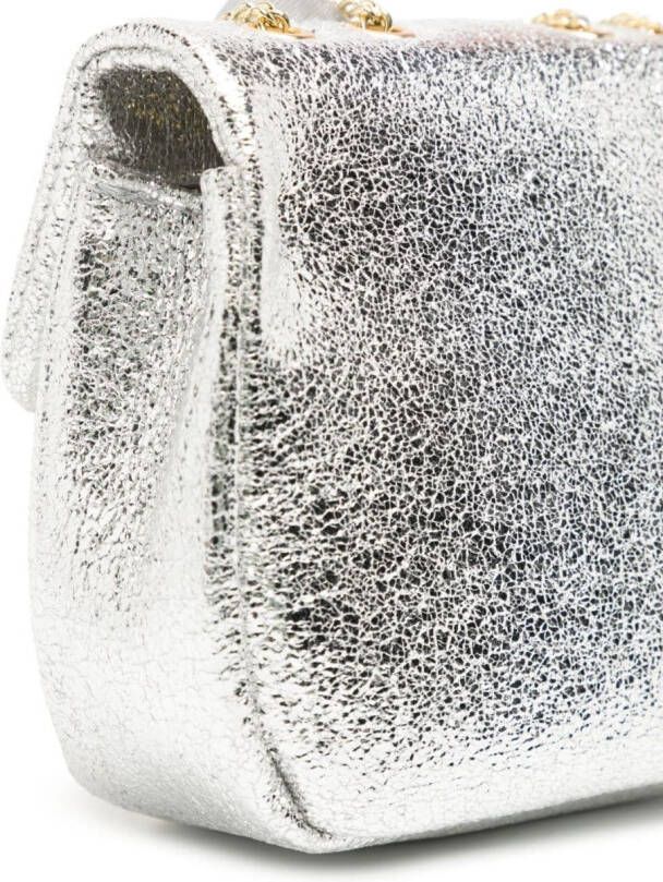 Angel's Face Schoudertas met strikdetail Zilver