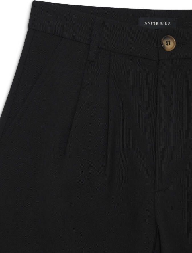 ANINE BING Getailleerde shorts Zwart