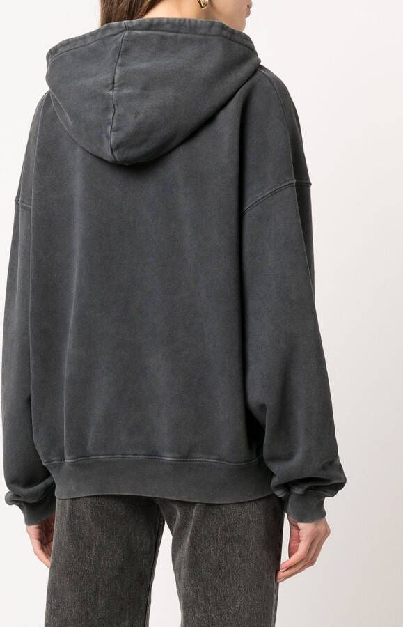 ANINE BING Hoodie met print Zwart