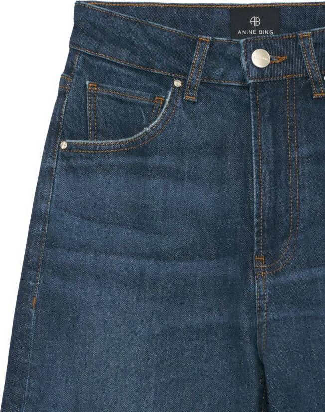 ANINE BING Jeans met toelopende pijpen Blauw