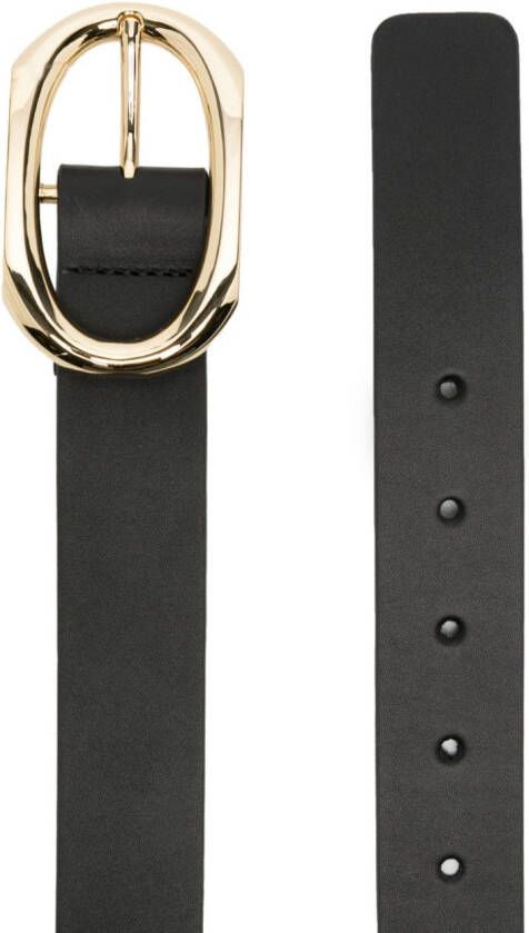 ANINE BING Leren riem Zwart