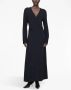 ANINE BING Maxi-jurk met V-hals Zwart - Thumbnail 2