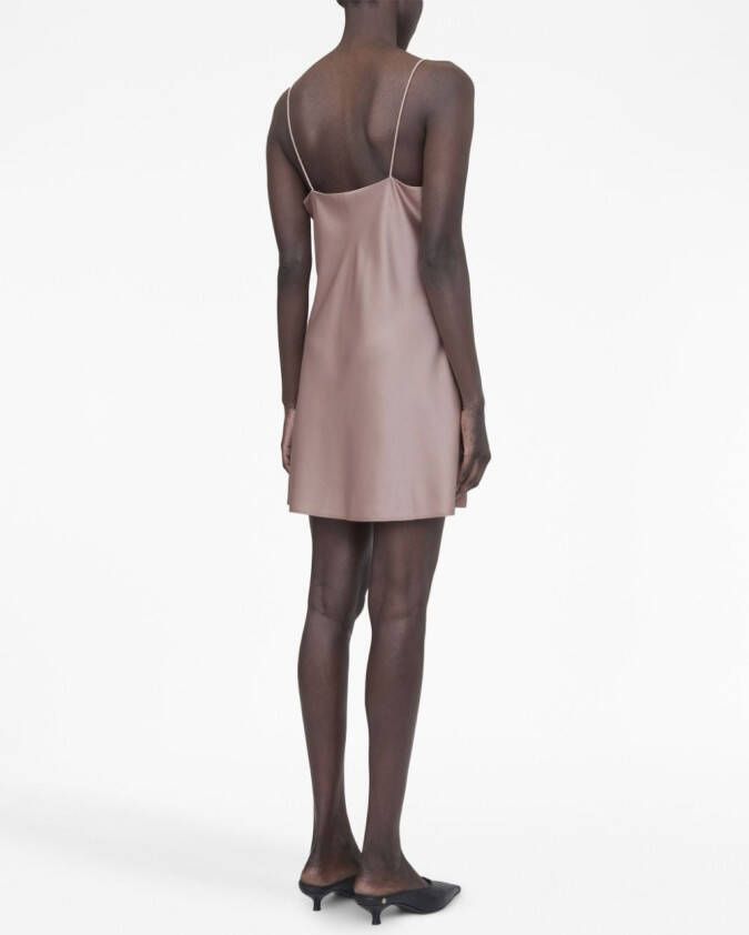 ANINE BING Mini-jurk met kant Roze