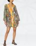 Anjuna Jurk met multi-print Beige - Thumbnail 2