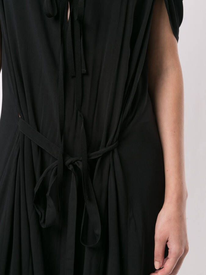 Ann Demeulemeester Asymmetrische jurk Zwart