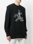 Ann Demeulemeester Blanche casual sweater met print Zwart - Thumbnail 3