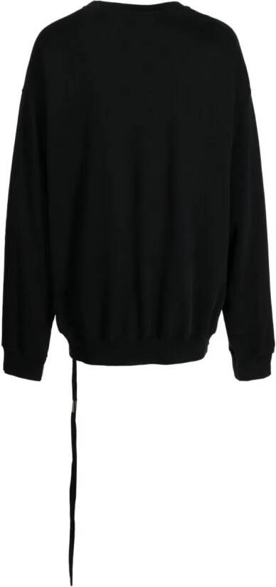 Ann Demeulemeester Sweater met print Zwart