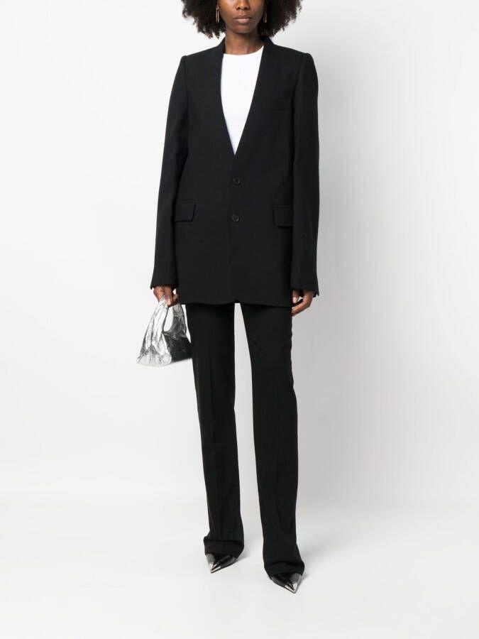Ann Demeulemeester High waist pantalon Zwart