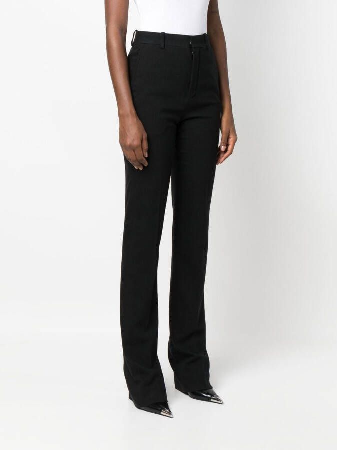 Ann Demeulemeester High waist pantalon Zwart
