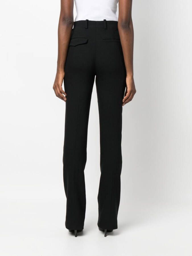 Ann Demeulemeester High waist pantalon Zwart