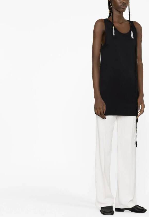 Ann Demeulemeester Mouwloze top Zwart
