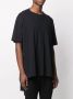 Ann Demeulemeester T-shirt met asymmetrische afwerking Zwart - Thumbnail 3