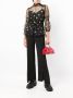 Anna Sui Blouse met geborduurde bloemen Zwart - Thumbnail 2