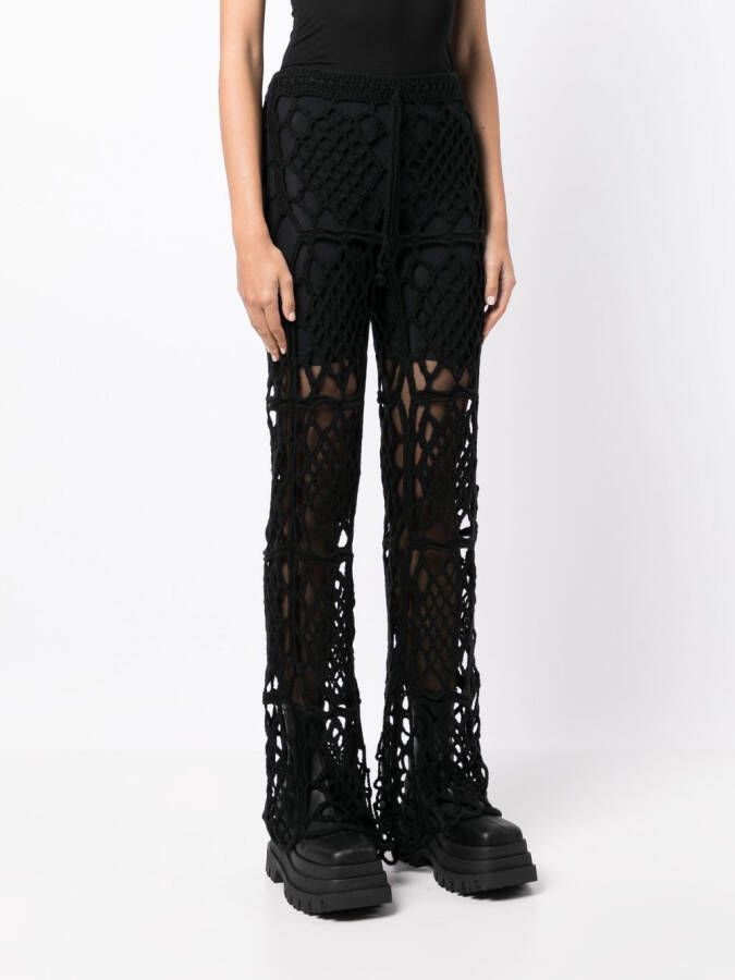 Anna Sui Gelaagde broek Zwart