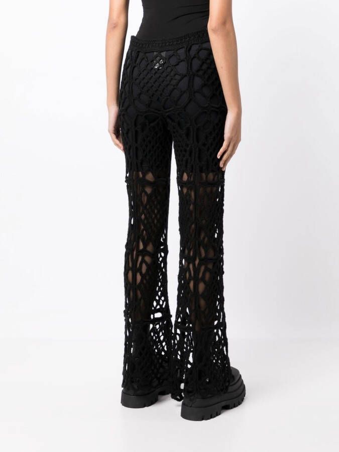 Anna Sui Gelaagde broek Zwart