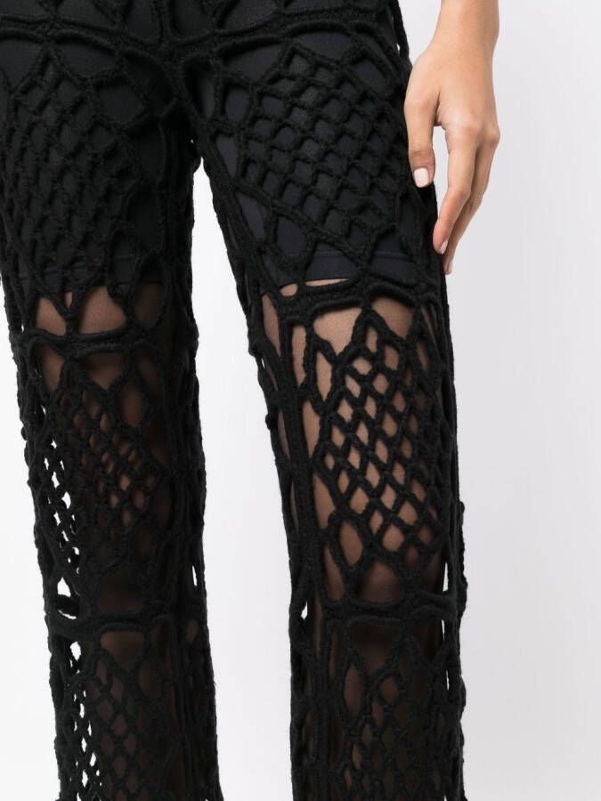 Anna Sui Gelaagde broek Zwart