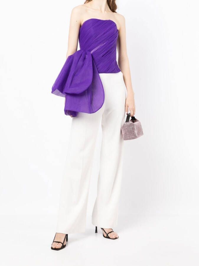 ANOUKI Strapless top Paars