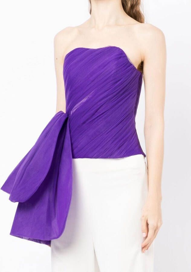 ANOUKI Strapless top Paars