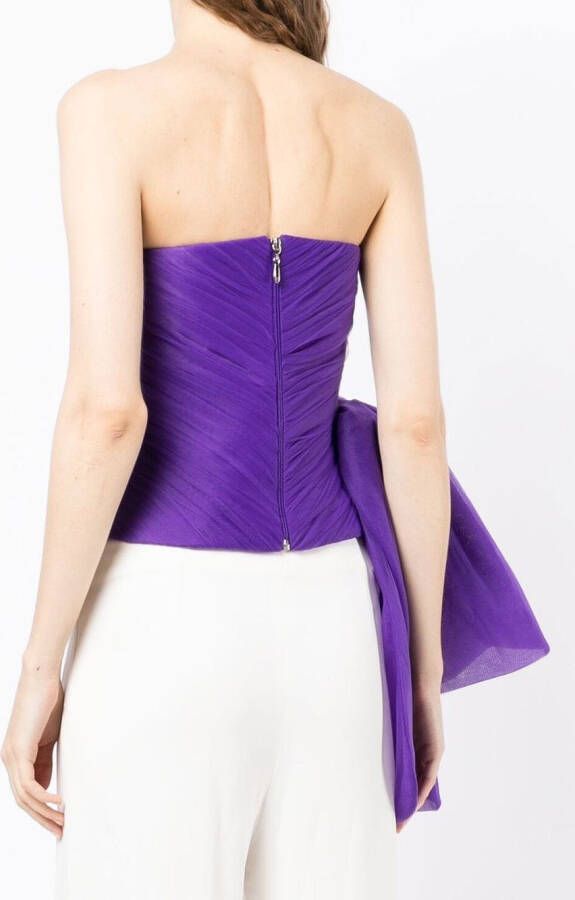 ANOUKI Strapless top Paars