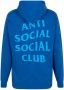 Anti Social Club Hoodie met print Blauw - Thumbnail 2