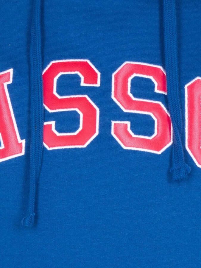 Anti Social Club Hoodie met print Blauw