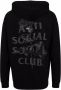 Anti Social Club Hoodie met print Zwart - Thumbnail 2