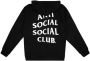 Anti Social Club Hoodie Zwart - Thumbnail 2