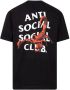 Anti Social Club T-shirt met print Zwart - Thumbnail 2