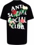 Anti Social Club T-shirt met print Zwart - Thumbnail 2