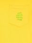 Anti Social Club T-shirt met zak Geel - Thumbnail 3
