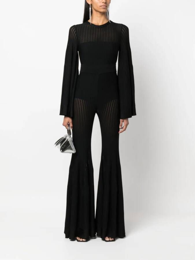 Antonino Valenti Flared jumpsuit Zwart