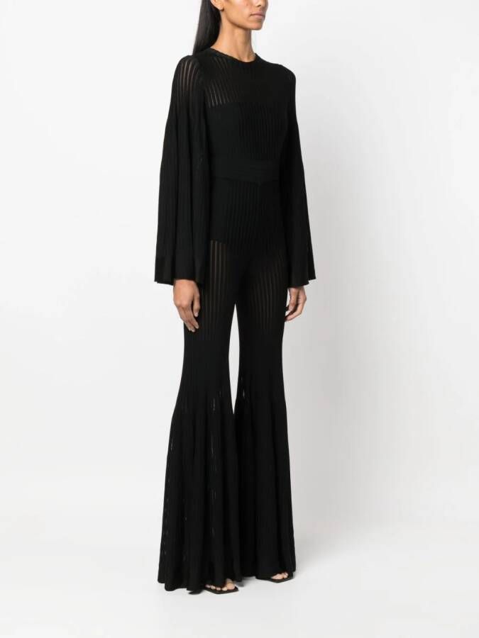 Antonino Valenti Flared jumpsuit Zwart