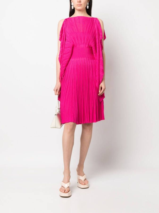 Antonino Valenti Geplooide jurk Roze