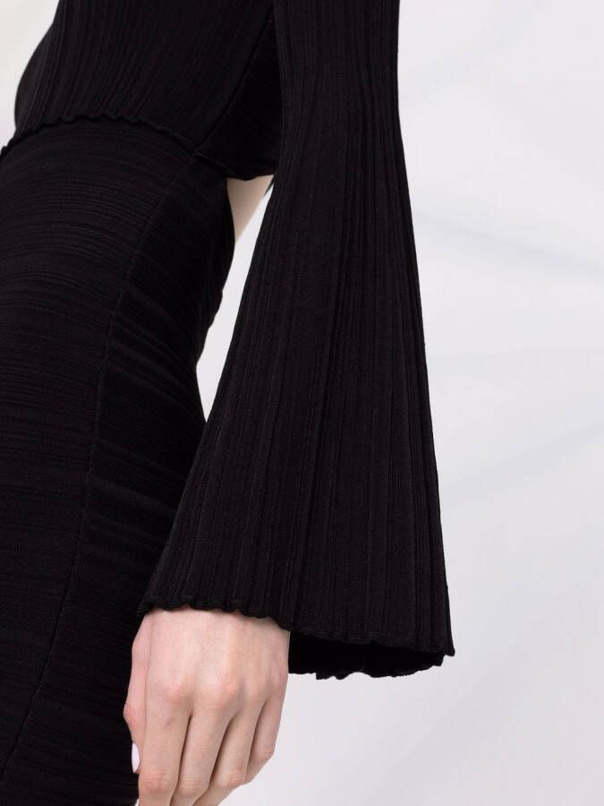 Antonino Valenti Mini-jurk met gekruiste rug Zwart