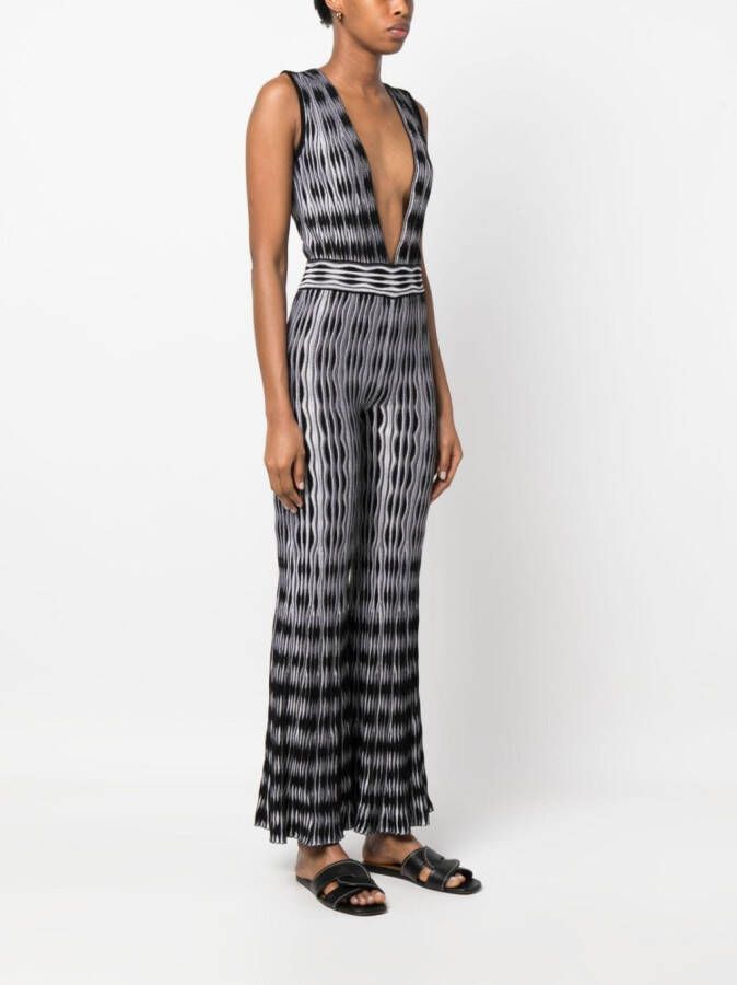 Antonino Valenti Mouwloze jumpsuit Zwart