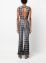 Antonino Valenti Mouwloze jumpsuit Zwart - Thumbnail 4