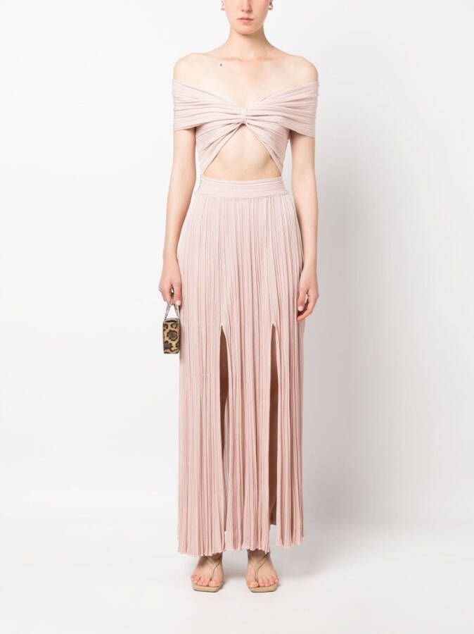 Antonino Valenti Jurk met plissé-effect Roze