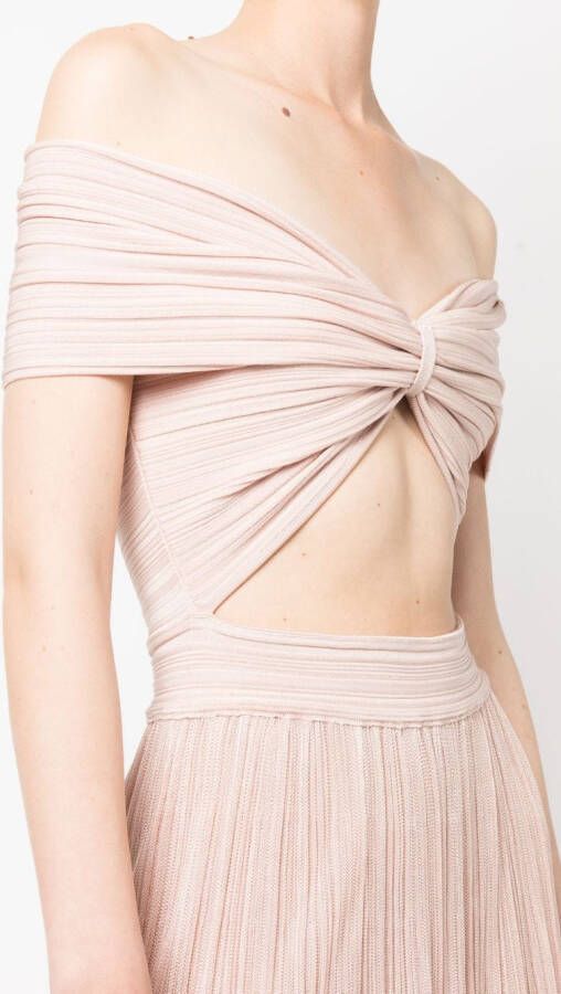 Antonino Valenti Jurk met plissé-effect Roze