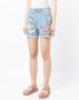 Antonio Marras Shorts met bloemenprint Blauw - Thumbnail 3