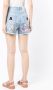 Antonio Marras Shorts met bloemenprint Blauw - Thumbnail 4