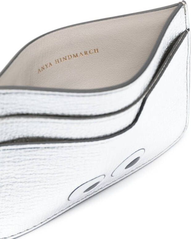 Anya Hindmarch Eyes kaarthouder Zilver