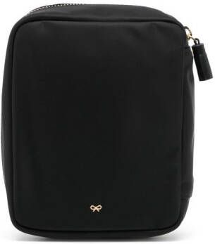 Anya Hindmarch Make-up tas met rits Zwart